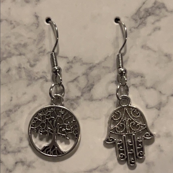 🔴Handmade Spiritual Earrings🌳 - Picture 3 of 3